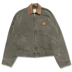 ぽ*と様 USA Carhartt ダークグリーンデトロイトジャケット 90s USA製 Carhartt カーハート デトロイトジャケット グリーン | Rico