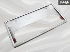 ★破損無し★ トヨタ 純正 ナンバーフレーム ナンバー枠 ナンバープレートフレーム メッキ 1枚 単体 08407-00280 即納のサムネイル