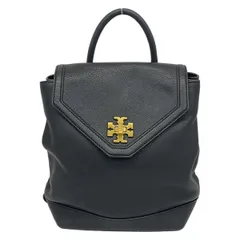 TORY BURCH(トリーバーチ) リュックサック - 黒×ゴールド レザー