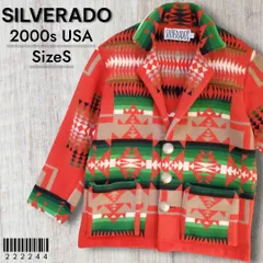 SILVERADOシルバラード■美品 2000s USA製 ネイティブ柄 肉厚 ウールジャケット S チーフジョセフ柄 Pendletonペンドルトン Beaver State ブランケット シルバーコンチョ オンブレ グラデーション ラルフロレーン ポロカンのサムネイル