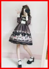 再入荷 【美品★新品未使用】コスプレ衣装 クラシカルなロリータワンピース普段着にも女子会にもオススメ