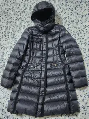 正規品 モンクレール エルミン ネイビー＋ブラック ダウン サイズ 0 ほぼ新品 限定モデル