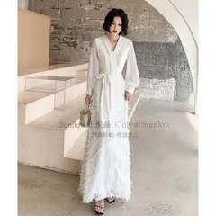 再入荷 ウェディングドレス 白 黒 カラードレス パーティードレス 結婚式 二次会 花嫁 ドレス お呼ばれドレス 袖あり 長袖 大きいサイズ 3L 4L 小さいサイズ フェザー