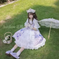 再入荷 【送料無料】コスプレ衣装 ロマンティックロリータジャンパースカートお出かけ女子会にぴったり！