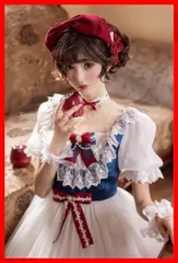 再入荷 人気商品★白雪姫風ロリータワンピース女子会にぴったり