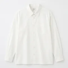[AB-12_20260401-220327] 無印良品 メンズ 長袖シャツ 白 XL