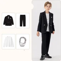 再入荷 子供スーツ 4点セット 男の子 子供服 フォーマル スーツ フォーマルスーツ スーツ 子供 上下セット ジャケット パンツ フォーマル 男の子スーツ キッズ 入園式 入学式 卒業式 七五三 初節句 お宮参り 結婚式 発表会 演奏会 お呼ばれ