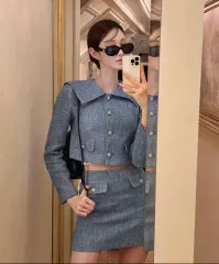 ラベルルブラン リー りつ ツイード セットアップ ジャケット スカート