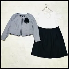 大きいサイズ17号 フォーマルスーツ 2点セット ジャケット ワンピース 冠婚葬祭 入学式 卒業式 レディース 4L相当