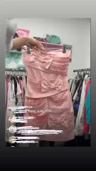 姫ギャル BIGリボン ピンク ONE PIECE 5月ヴィンテージ JINLI LIZ LISA tra la la stc ピンターサニル