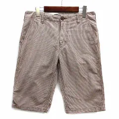 ジョンブル JOHNBULL 千鳥格子 ショーツ ショートパンツ ハーフパンツ ブラウン 茶 Mのサムネイル