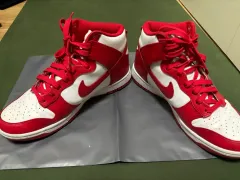 ナイキ ダンク ハイ レトロ チャンピオンシップ ホワイト アンド レッド 255