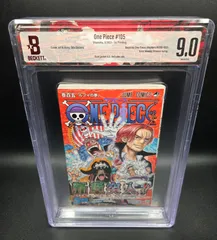 BGS 9.0 ワンピース ONE PIECE 105巻 Vol.105 初版 1st Printing Beckett Graded マンガ Manga Book Comics 鑑定済 漫画 JUMP 週刊少年ジャンプ 尾田栄一郎 Oda 帯付き Obi