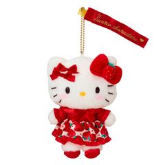 ☆良品☆ サンリオ ハローキティ イチゴマン ぬいぐるみ(タグ付き) 約