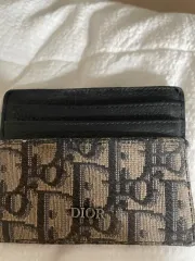 ディオール オブリーク カードウォレット ブラック
