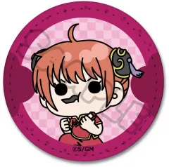 【中古】バッジ・ビンズ C.神楽 レザーバッジ(mochochoシリーズ) 「新劇場版 銀魂 -吉原大炎上-」