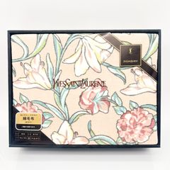 YVES SAINT LAURENT】綿毛布 140×200cm 綿100% - メルカリ