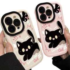 ケース For iPhone 12 mini 可愛い猫 韓国 カップル向け携帯ケース TPUカバー 衝撃吸収 落下防止 アイフォン 12 mini 專用スマホ ケース カバー 薄型 特製スマホケース レンズ保護 スレ傷防止 ファッションクリエイティブかわいい 