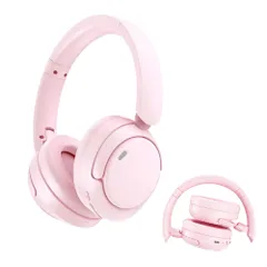 新品 ヘッドホン bluetooth ワイヤレスヘッドホン 6つのシリコンマイク搭載ANCノイズキャンセリング最大80時間再生AIスマートIPX7防水2026最新のBluetooth 5.4有線無線両用ハンズフリー通話対応、マルチポイント接続対応装着が快適で軽