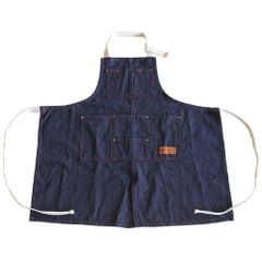ROUND HOUSE ラウンドハウス インディゴ エプロン アメリカ製 - メルカリ