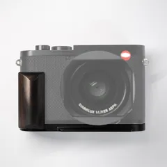 新品 【Iborrys】 対応 Leica ライカ Q3 カメラ 専用 L型 プレート ・ レトロな高級な実木ハンドル ・ Arca標準仕様 (紫檀の木)