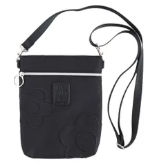 MARY QUANT (マリークヮント) ショルダーポーチ (ブラック) スマホショルダー スマホポーチ ポシェット ポケットプラス (約19cm×13cm×2cm) 000846-0001-02Mm f8060b84
