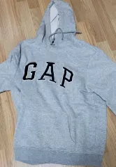 GAPフーディー Lサイズ (グレー ネイビー)