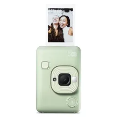 富士フイルム(FUJIFILM) クリスマスプレゼント お年玉ギフト チェキ インスタントカメラ/スマホプリンター instax mini LiPlay グリーン INS LIPLAY C GREEN VNMm