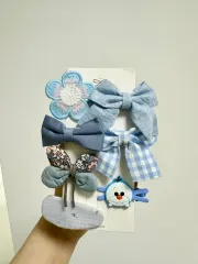 新品ですが半額、本当に可愛い赤ちゃんヘアクリップ7個まとめ