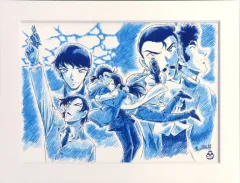 【中古】原画イラストボード 名探偵コナン 隻眼の残像 青山剛昌描き下ろし複製原画