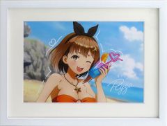未開封ライザのアトリエ ライザ カフェコラボグッズ 長尺ポスター