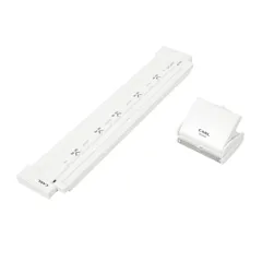 【特価セール】角穴 A4/34穴 1/3インチ(8.47mm)ピッチ B5/29穴 A5/24穴 国際標準 5枚 ゲージパンチ ホワイト リングノート用 日本メーカー カール事務器 GP-2429