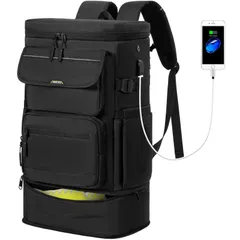 【人気商品】大容量 軽量 25L 防水 バックパック 多機能 USB充電ポート ビジネス 旅行 メンズバッグ 通勤 通学 リュック 出張