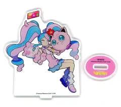 【中古】アクリルスタンド・アクリルパネル 初音ミク(フェアリー)＆プリン 18タイプアクリルスタンド 「CD ポケモン feat. 初音ミク Project VOLTAGE 18 Types/Songs Collection」 アニメイト早期予約特典