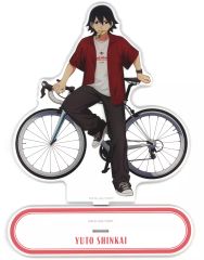 【中古】アクリルスタンド・アクリルパネル 新開悠人 描き下ろし 私服×ロードバイクver. 特大アクリルスタンド 「TVアニメ 弱虫ペダル LIMIT BREAK POP UP SHOP in AMNIBUS STORE」