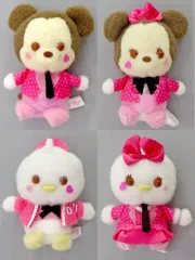 【中古】ぬいぐるみマスコット・ぬいぐるみバッジ 全4種セット #MY推しDAYS ジャケットフォト ミルキーボア マスコット 「ミッキー＆フレンズ」