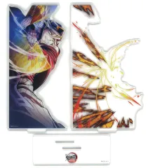 【中古】アクリルスタンド・アクリルパネル 童磨 レイヤードアクリルスタンド 「劇場版 鬼滅の刃 無限城編 第一章 猗窩座再来 第四弾キービジュアル WEBSHOPくじ しのぶvs童磨」 B賞 