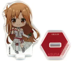 【中古】アクリルスタンド・アクリルパネル アスナ Ver.White 1 ミニキャラアクリルフィギュア 「くじ引き堂 TVアニメ ソードアート・オンライン アスナ バースデーオンラインくじ 2025」 C-2賞