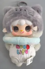 【中古】ぬいぐるみマスコット・ぬいぐるみバッジ Young Little Meow 「Yooki Meow Meow Summer Party シリーズ ぬいぐるみペンダント」