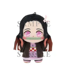 【新品】ぬいぐるみマスコット・ぬいぐるみバッジ 竈門禰豆子 ぷりぬいたっちどりーむみに 「鬼滅の刃」