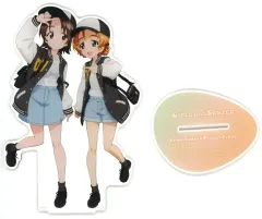 【中古】アクリルスタンド・アクリルパネル 澤梓&オレンジペコ ビッグアクリルスタンド 「ガールズ&パンツァー 最終章 大洗あんこう祭2025 ガルパンミニミニホビーショー」のサムネイル