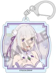 【中古】キーホルダー エミリアホログラム アクリルキーホルダー 「Re：ゼロから始める異世界生活」
