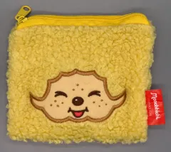 【中古】バッグ C.イエロー 「モンチッチ もこもこスクエアポーチ くすみカラーVer.」