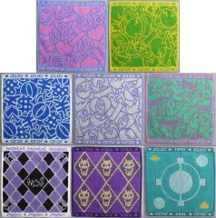 【中古】タオル・手ぬぐい 全8種セット タオルコレクション 「一番くじ ジョジョの奇妙な冒険 ダイヤモンドは砕けない -STAND RUSH!-」 I賞