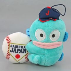 [Used] Plush Mascot/Plush Badge: Hangyodon, Japan National Baseball Team "Samurai Japan" Support Mascot Vol. 1 "Samurai Japan x Sanrio Characters"