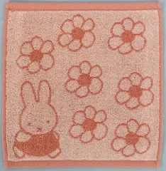 【中古】タオル・手ぬぐい ミッフィー(レッド) ハンドタオル 「タイトーくじ ミッフィー Pastel Flower Collection」 E賞