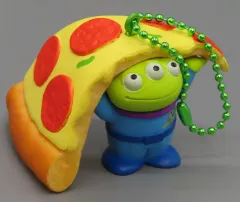 【中古】キーホルダー エイリアン（わくわくピザ） 「トイ・ストーリー エイリアン だいすきフード」