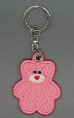 【二手】鑰匙圈 Loulou 刺繡鑰匙圈 「心動抽獎 mojojojo抽獎」 F賞