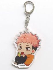 【二手】鑰匙圈 虎杖悠仁 「咒術迴戰 壓克力鑰匙圈(悠閒時光)」 永旺限定