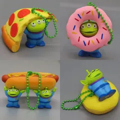 【中古】キーホルダー 全4種セット 「トイ・ストーリー エイリアン だいすきフード」